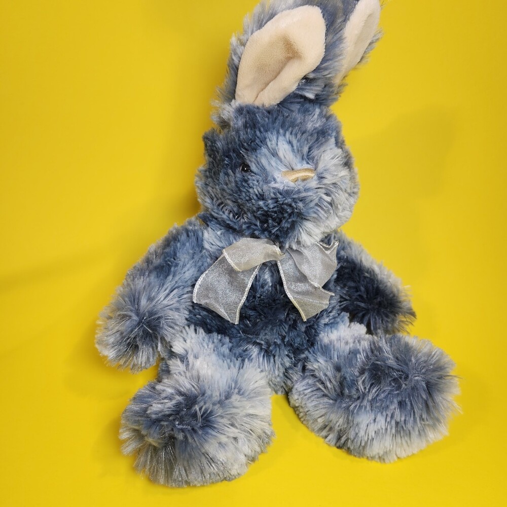 Dan Dee Collector’s Choice Rabbit Plush Blue Marble Bunny  2019 Shaggy Fluffy To